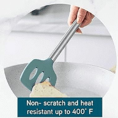 Frigidaire Silicone Cooking Utensils, 5PC Set, Easy to Clean Silicone with Stainless Steel Handles - Image 2