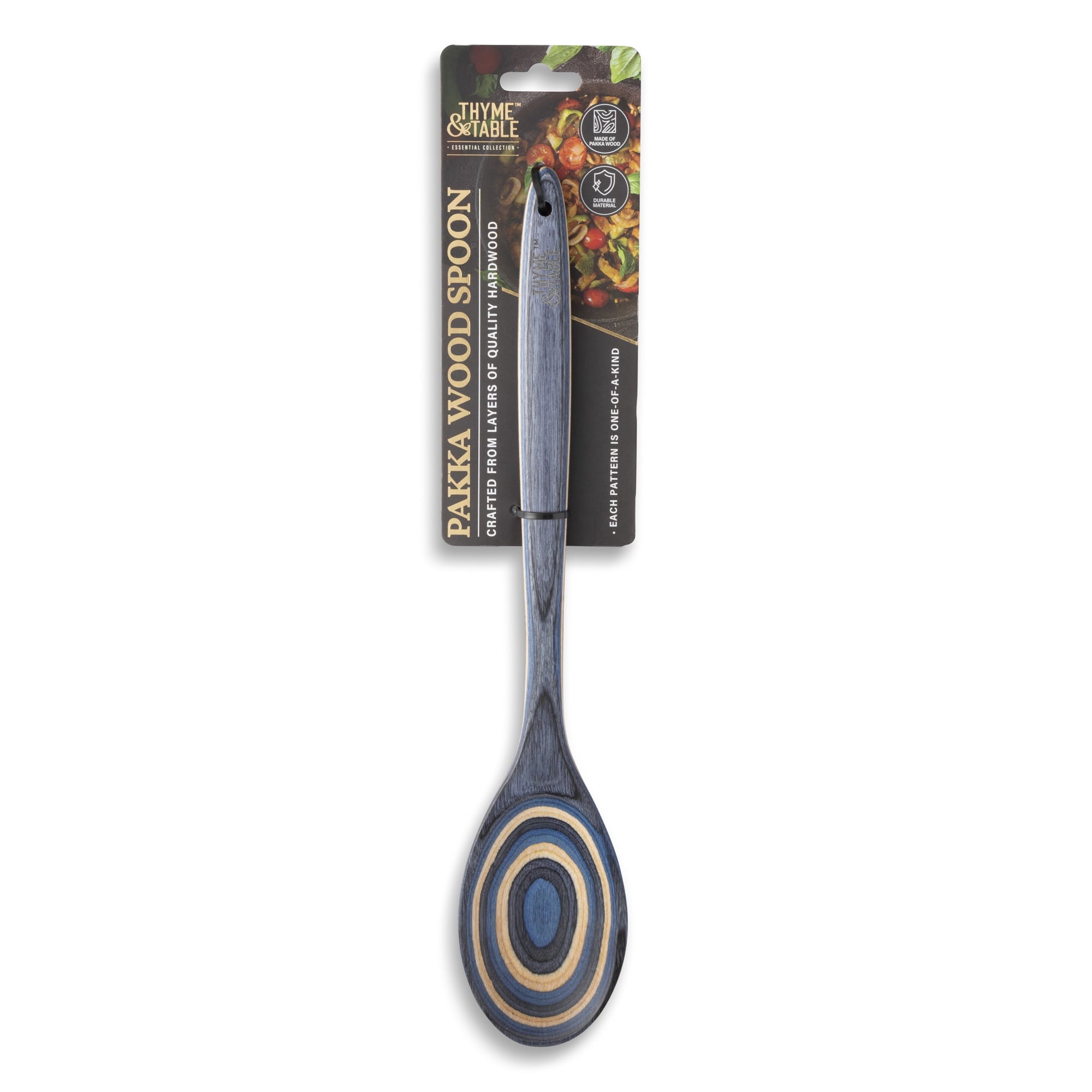 Pakka Wood Spoon, Blue - Image 2