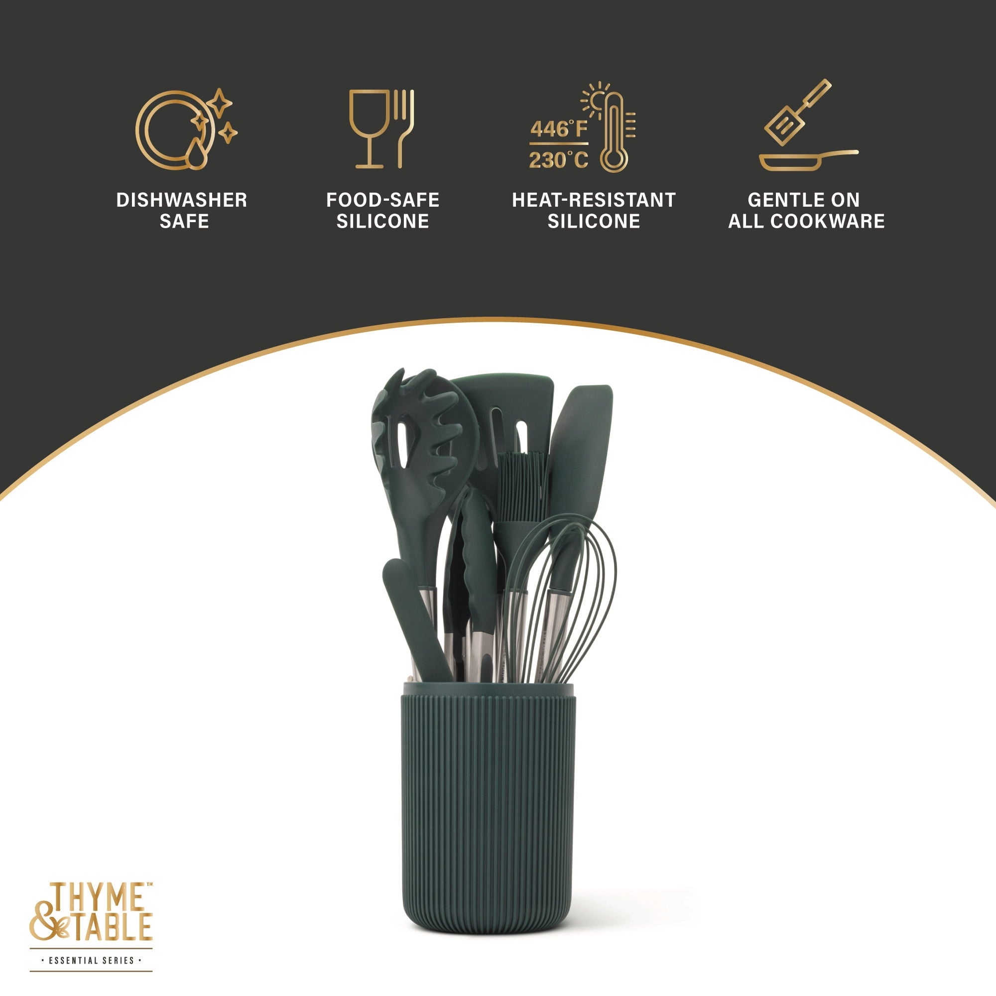 10-Piece Silicone Gadget Set - Green - Image 5