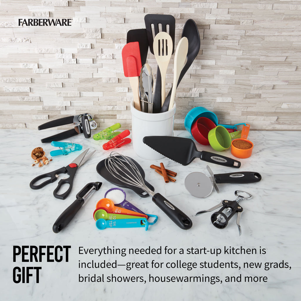 Farberware 28-Piece Kitchen Utensil & Gadget Set, Multicolor - Image 2