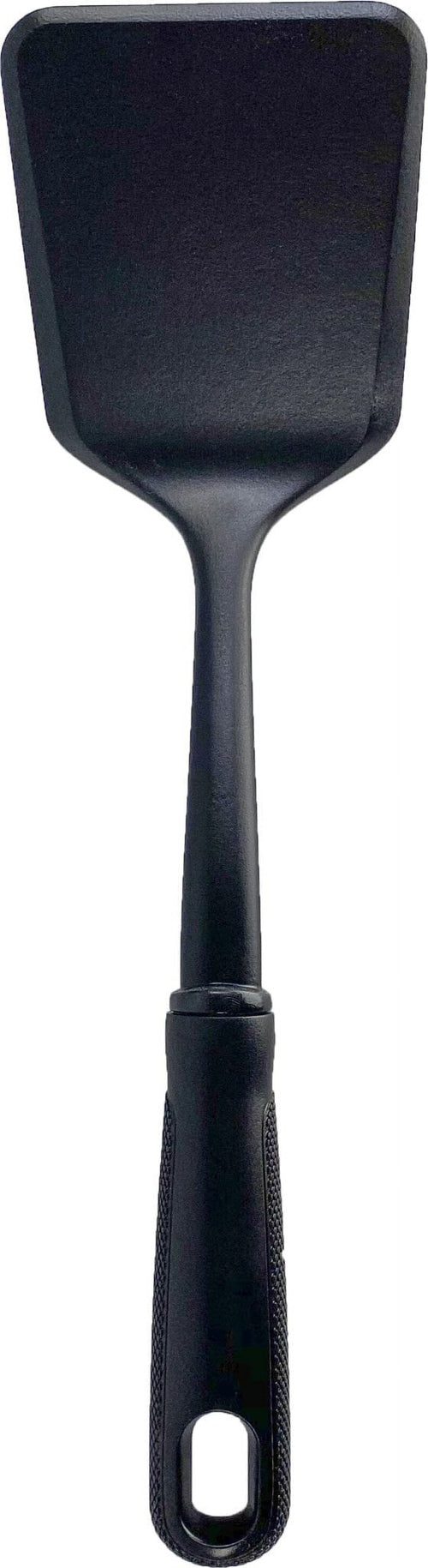 (8 pack) Mainstays Solid Kitchen Turner, Nylon, Black, Diamond Pattern Handle - Image 2