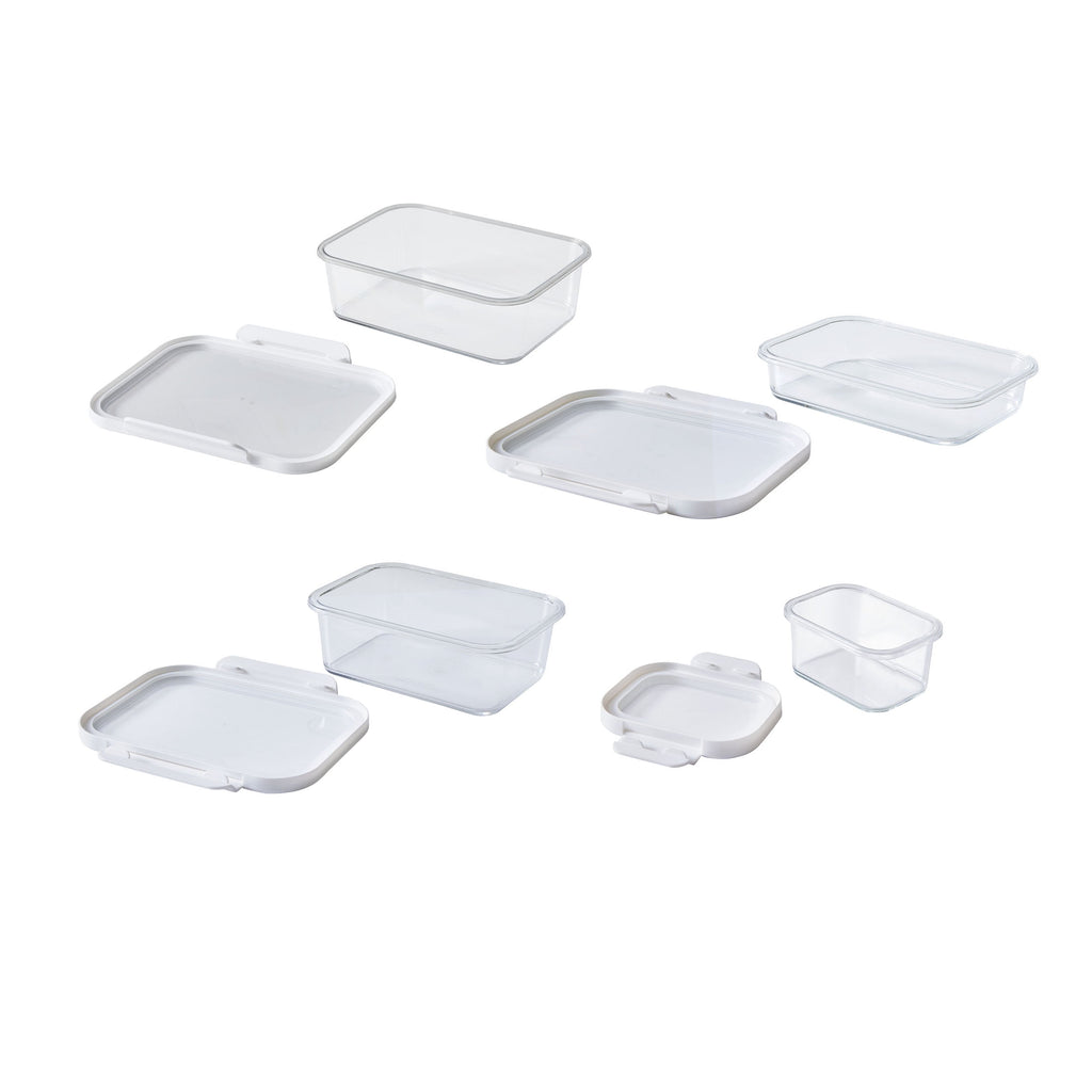 Rectangle Tritan Food Storage Container with Tritan Lid. Set of 9, 18 Pieces, Ideal Use for Meal Prep and Batch Cooking - Image 6