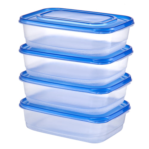 (2 pack) Mainstays Semi Durable Square 5.2cup Plastic Food Storage Container, Made for Family Meals for Easy Serving and Storing - Image 2