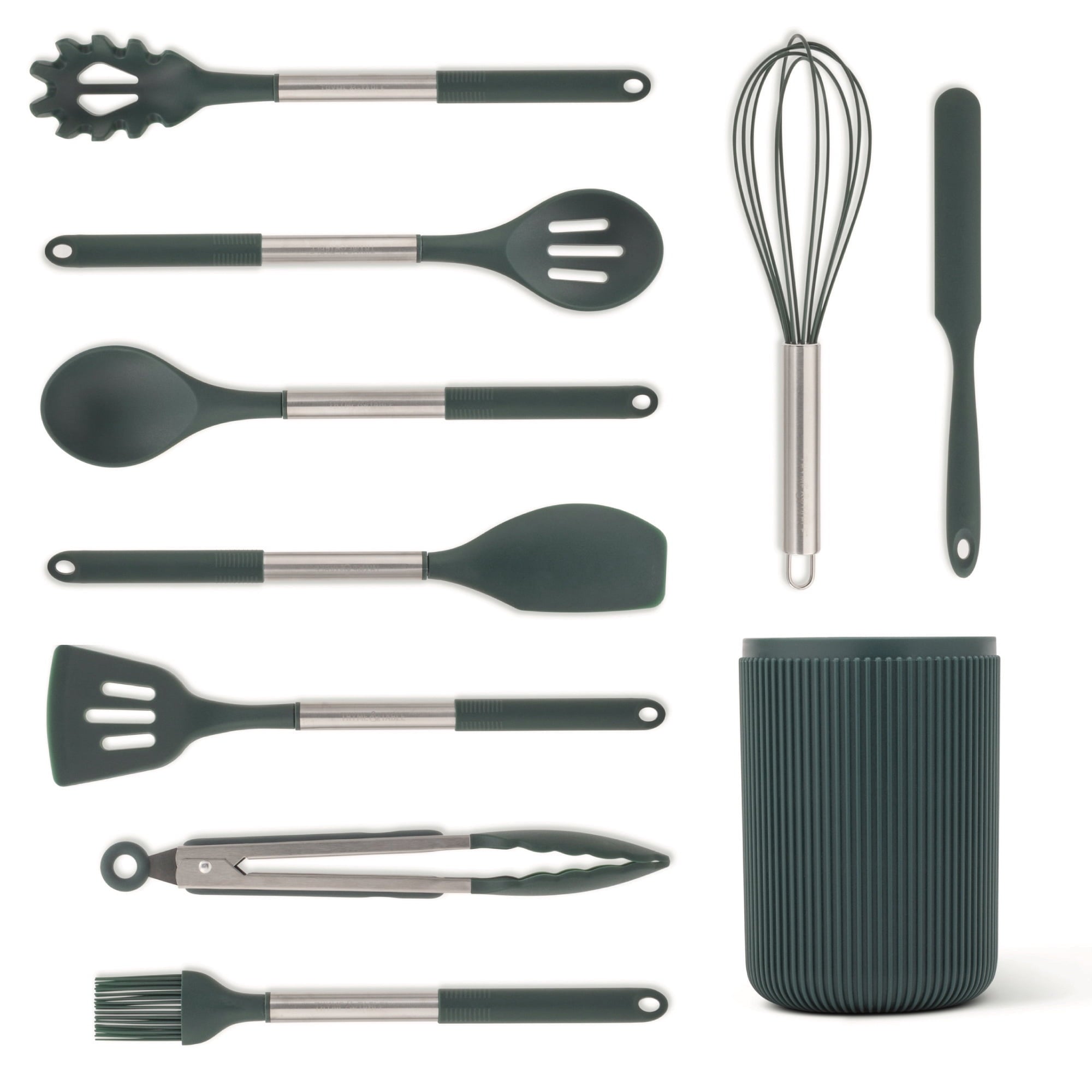 10-Piece Silicone Gadget Set - Green - Image 3