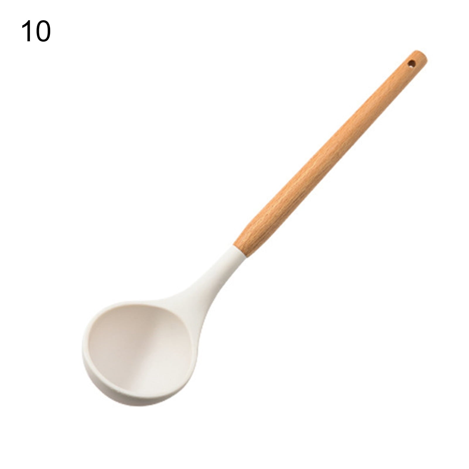 Conditiclusy Heat-resistant Soup Spoon Hanging Hole Silicone Anti-stick Spatula Food Clip Egg-beater Cooking Utensils for Kitchen - Image 2