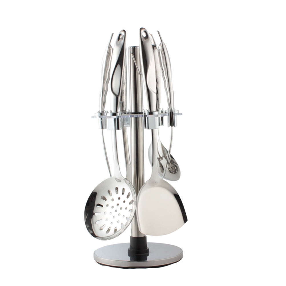 Stainless Steel Kitchen Utensil Set with Comfortable Handles, Essential Cooking Gadgets for Home and - Image 2