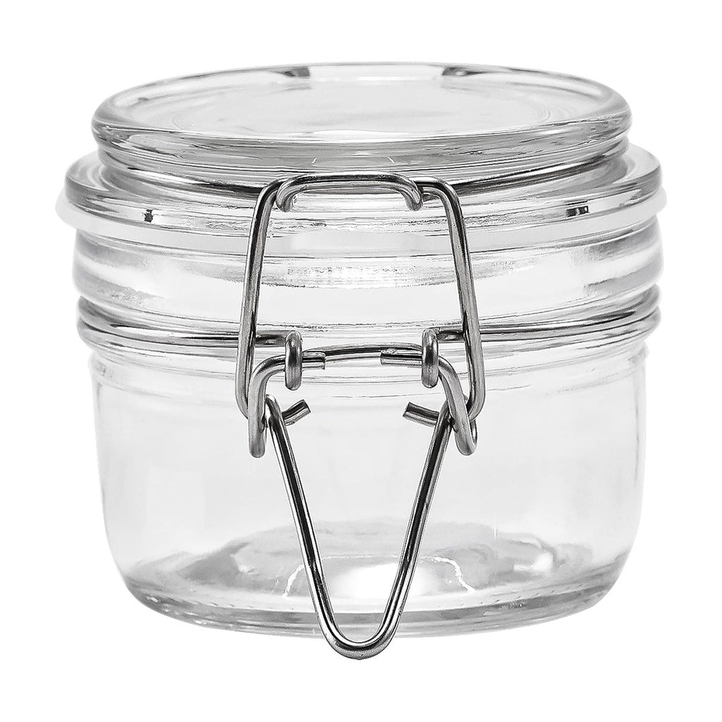 Glass Airtight Food Storage Jar with Lid, Clear Cereal and Dry Food Storage Container for Kitchen Pantry Organization - Image 2