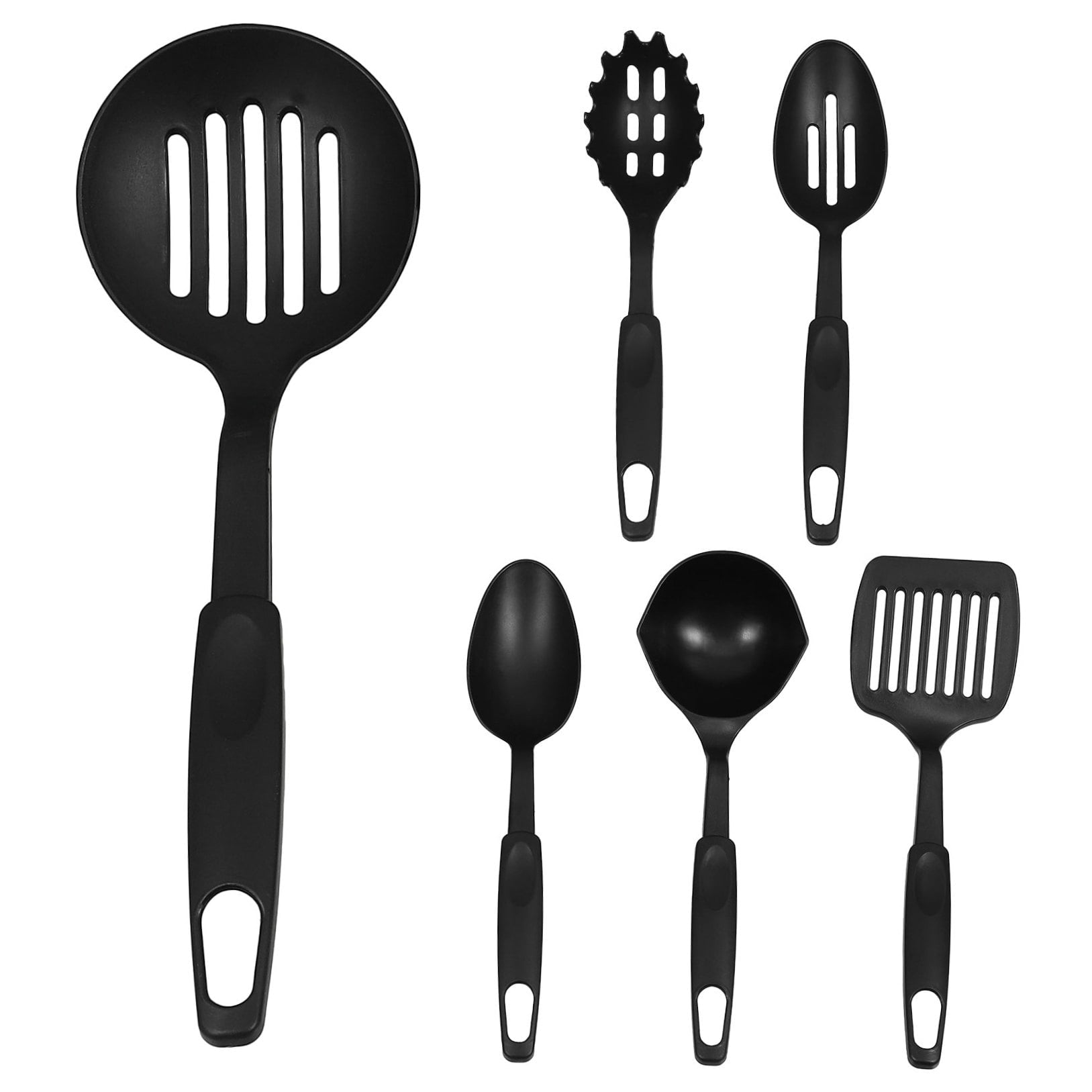 Utensils Set 6Pcs Black Kitchen Utensil for Non Stick Cookware and Versatile Use - Image 6