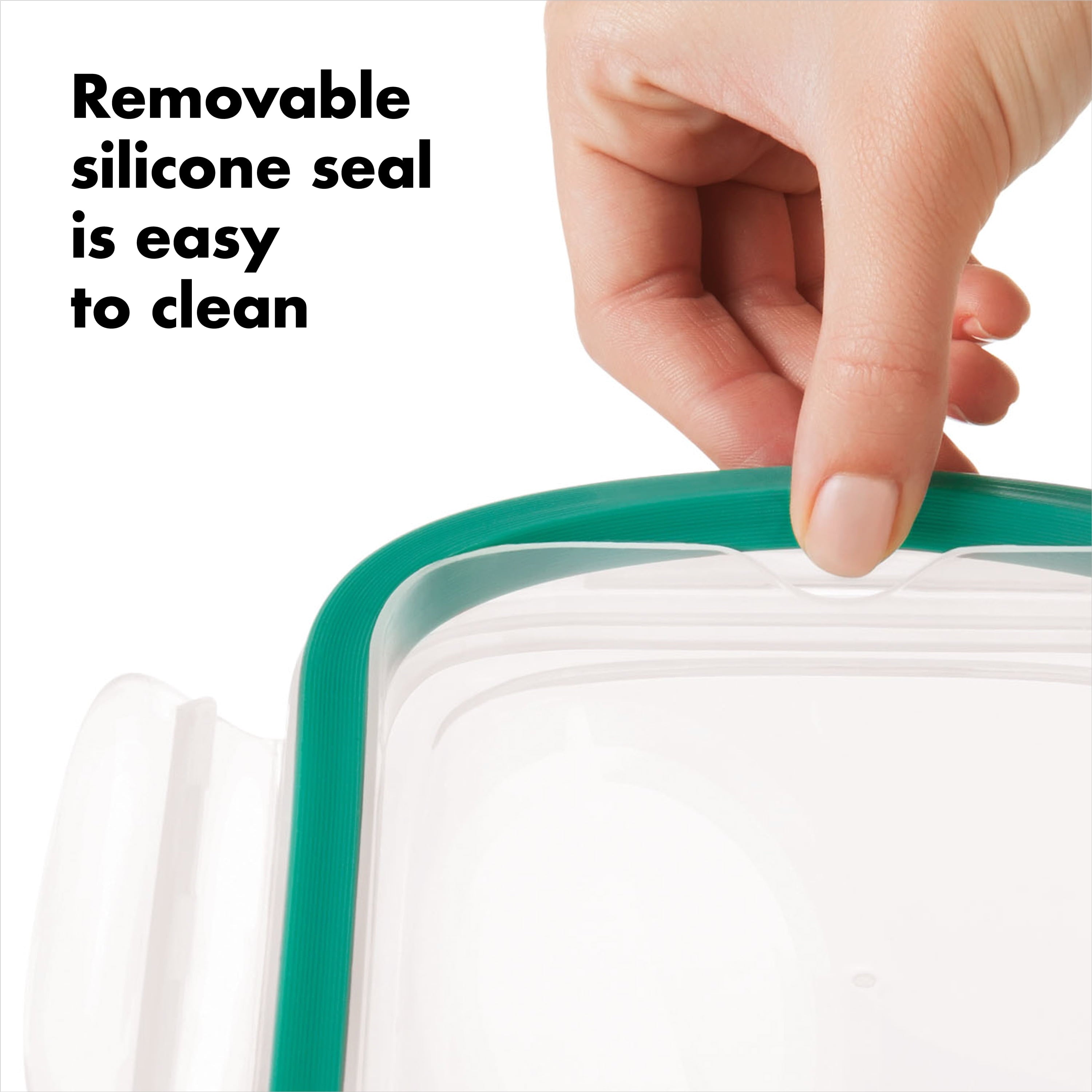 Seal 8-Piece Everyday Glass Container Set, Well Suited to Refrigerator Organization and Meal Prep - Image 4