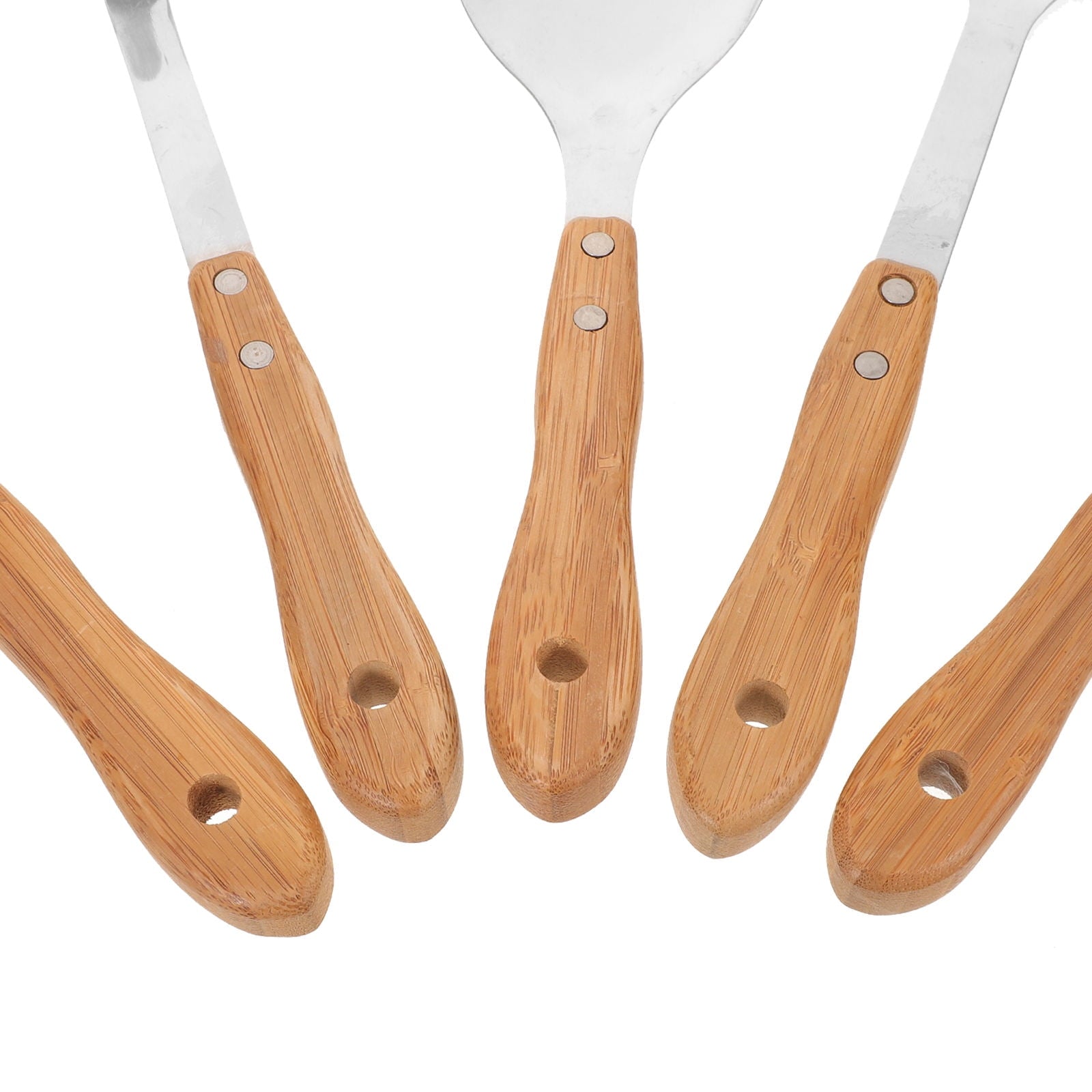5-Piece Kitchen Utensil Set with Stainless Steel Handles, Essential Cooking Tools for Home and - Image 3
