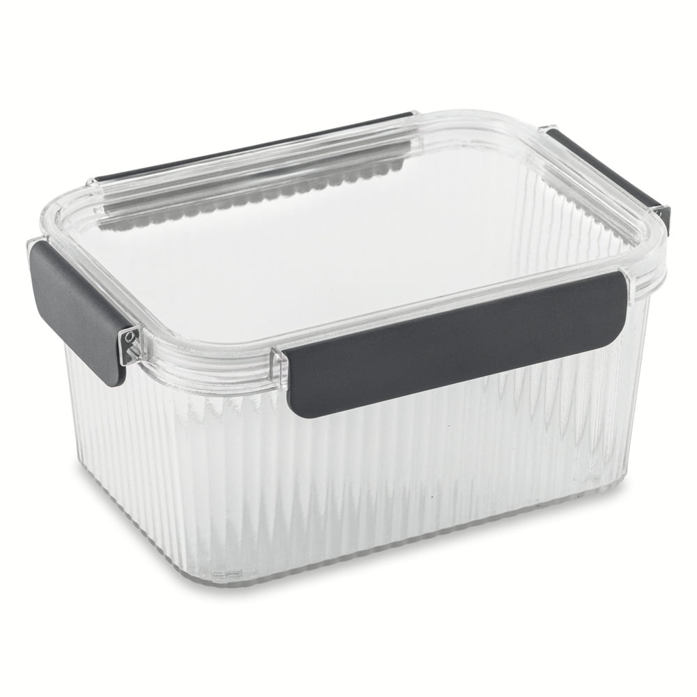 (2 pack) Thyme and Table 6-Piece Clear Ribbed Food Storage Container Set - Image 6