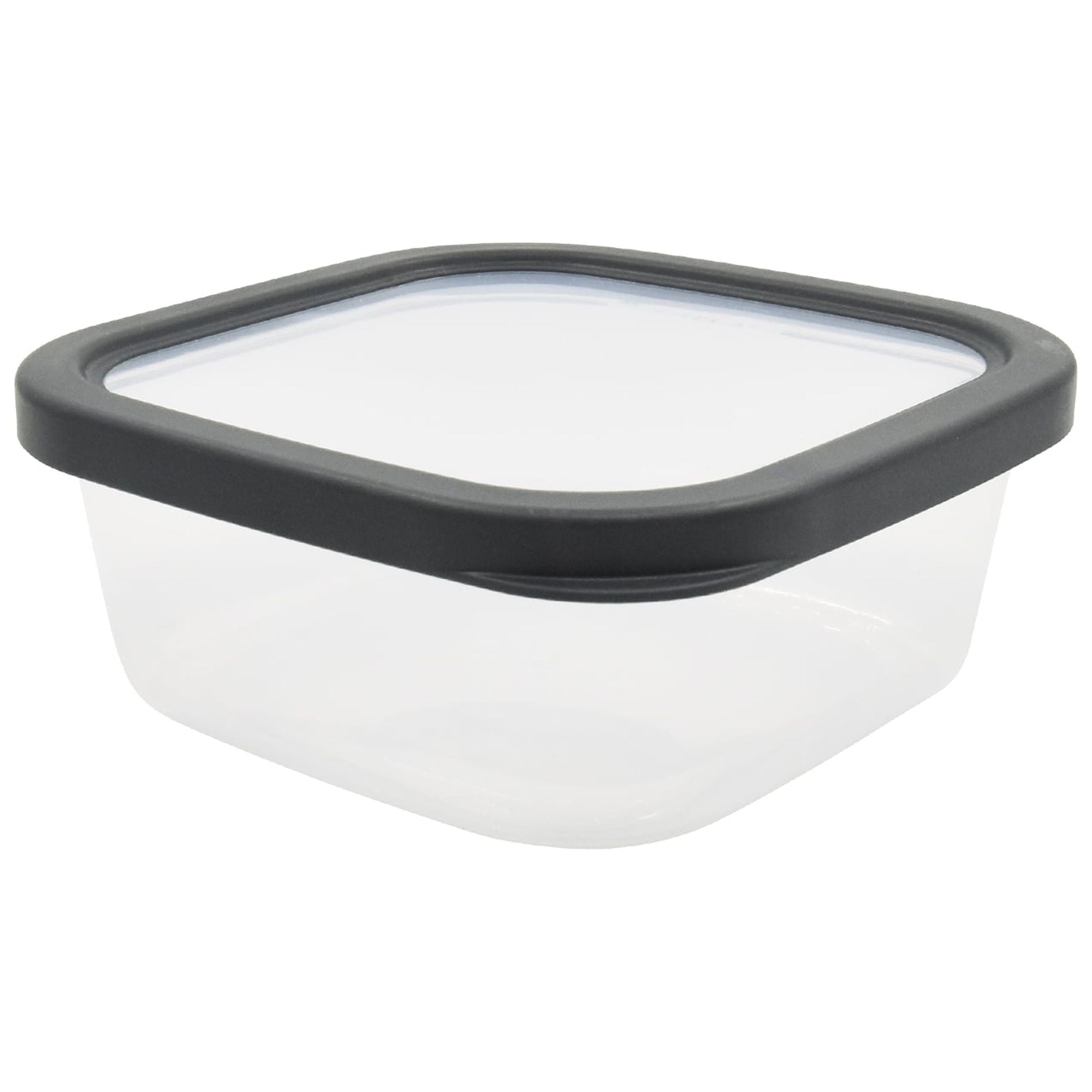 (2 pack) Mainstays Durable Food Storage Container Gray Plastic 4.96 Cup (2 Count) - Image 2