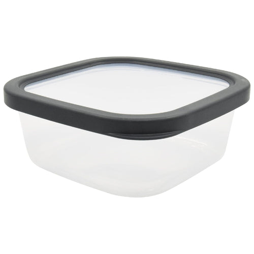 (2 pack) Mainstays Durable Food Storage Container Gray Plastic 4.96 Cup (2 Count) - Image 2