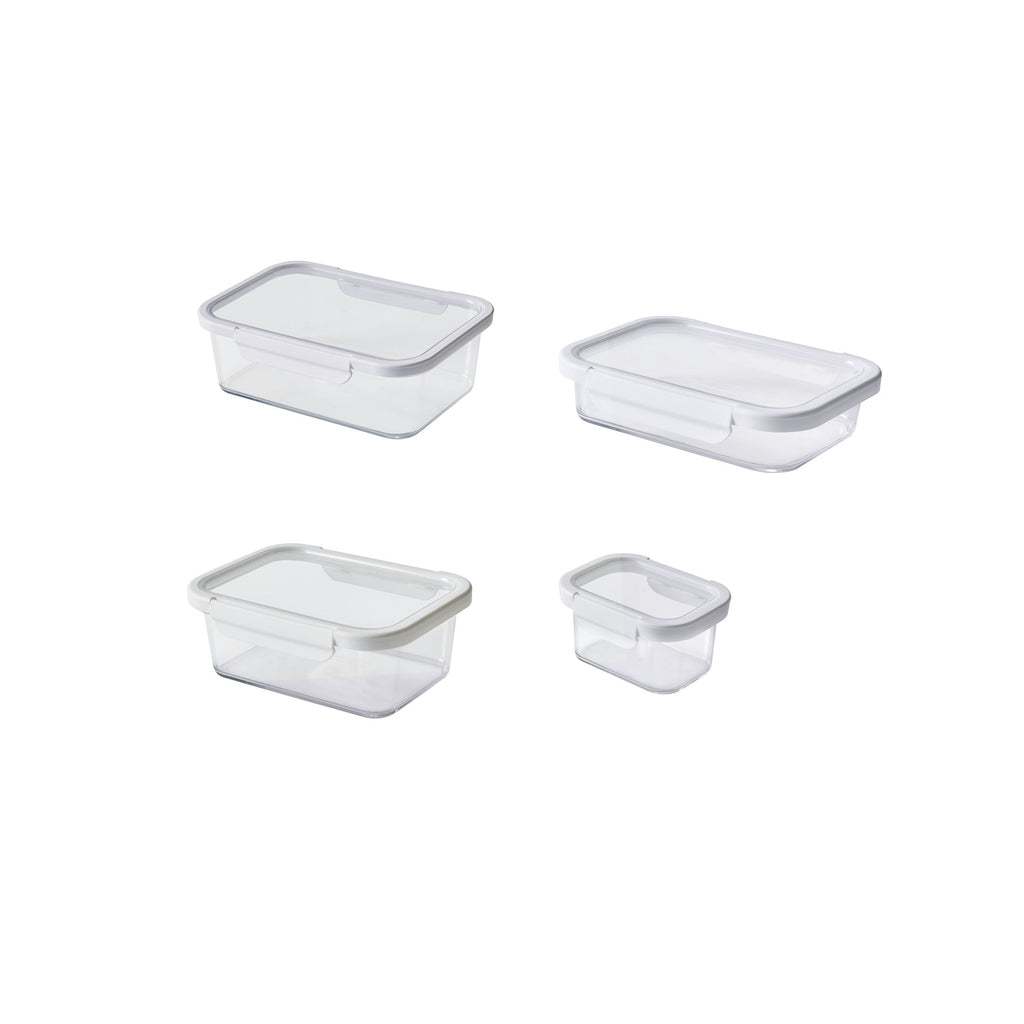 Rectangle Tritan Food Storage Container with Tritan Lid. Set of 9, 18 Pieces, Ideal Use for Meal Prep and Batch Cooking - Image 2