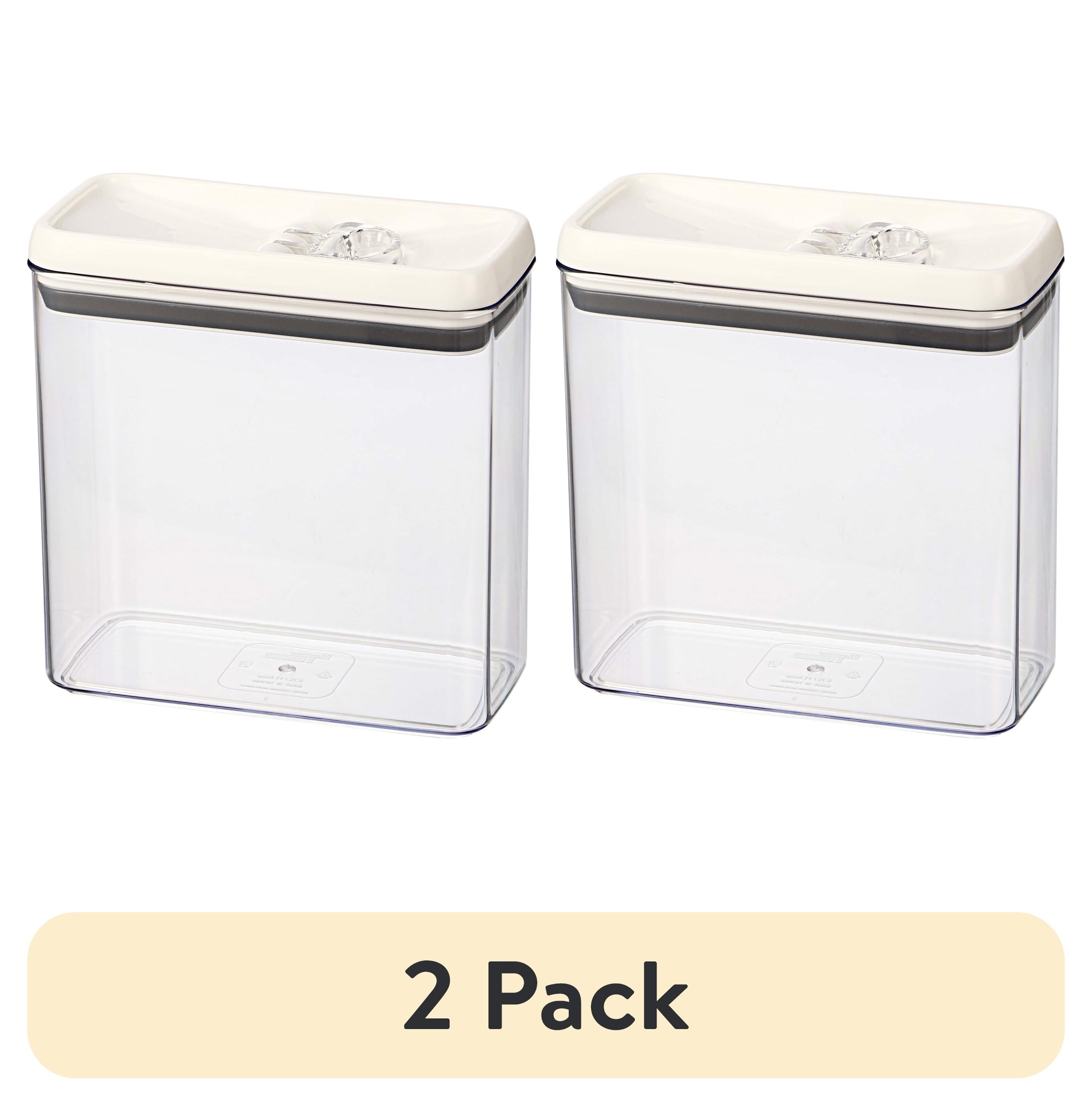 (2 pack) Flip-Tite Rectangular 11.1 Cup Food Storage Container