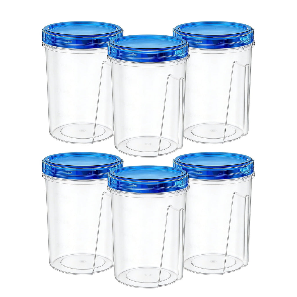 50oz,Food Containers Set,with Twist Top Lids,Plastic Airtight Meal Prep Containers with Twist Top Lids,Stackable Soup... - Image 2
