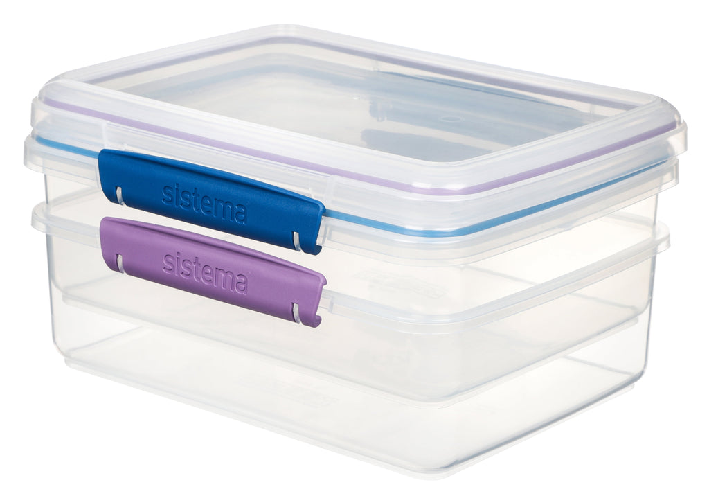 2L Plastic Food Storage Containers, Set of 2 - Image 4