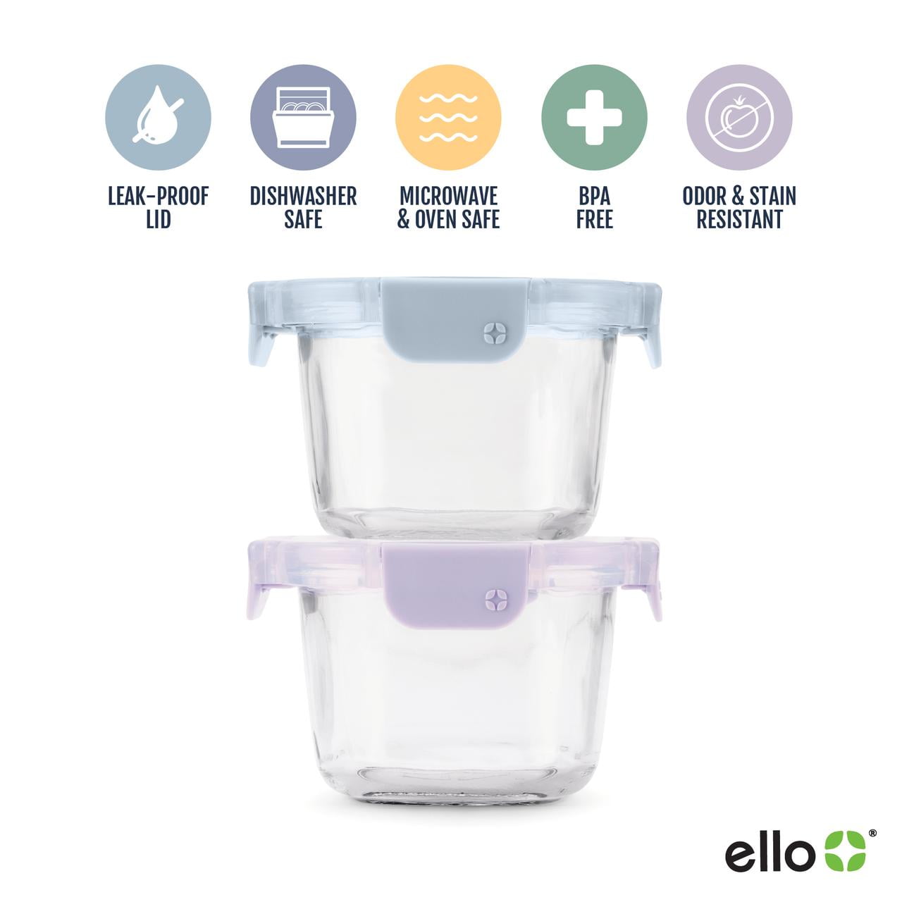 Color Lock Clear Glass Leak-Proof Food Storage Container (2 Count) - Image 3