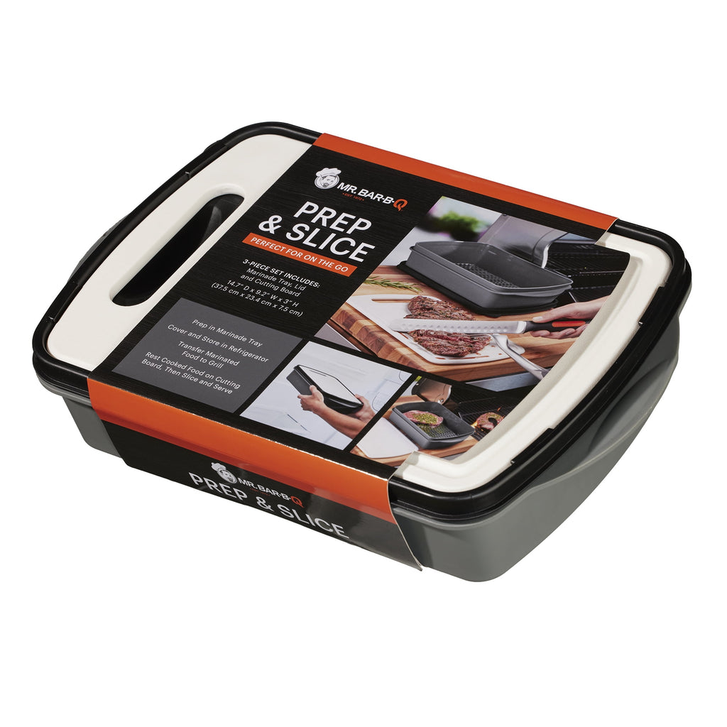 MR. BAR-B-Q Prep and Store with Cutting Board Lid Meat Food Storage Containers - Image 3
