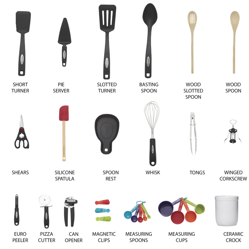 Farberware 28-Piece Kitchen Utensil & Gadget Set, Multicolor - Image 6