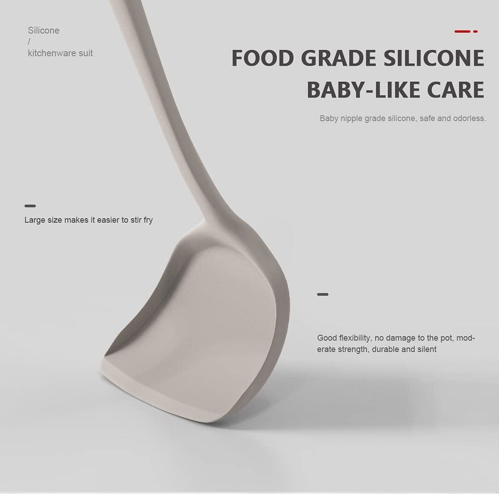 Silicone Cooking Utensils Set - Heat Resistant Kitchen Utensils,Spatula Sets,Turner Tongs,Spoon,Kitchen Utensil Gadge... - Image 4