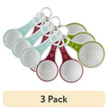 (3 pack) GoodCook PROfreshionals Multicolor 4-Piece Measuring Cup Set with Textured Grip Handles
