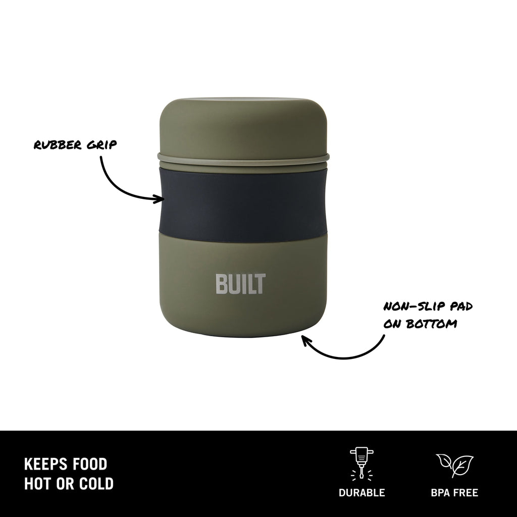 10 oz Double-Wall Vacuum Insulated Food Jar, Sage Green - Image 5