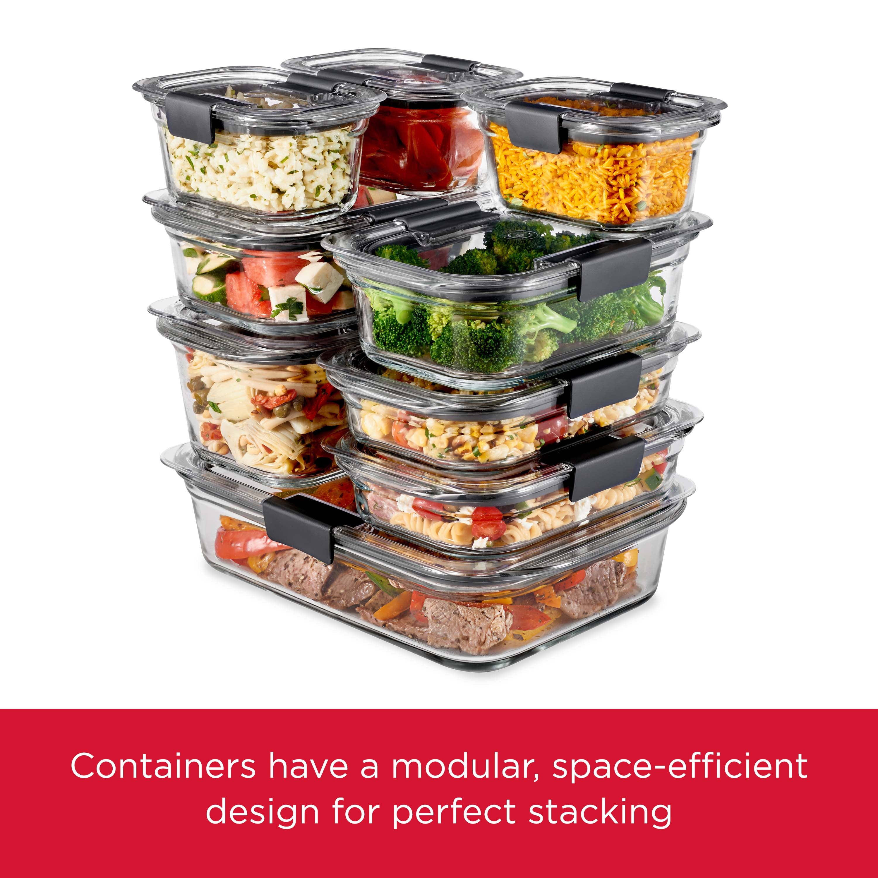 Glass Food Storage Containers, 2-Pack with Lids, Free and Leak Proof, 4.7 Cup, Ideal Use for Meal Prep and Batch Cooking - Image 5
