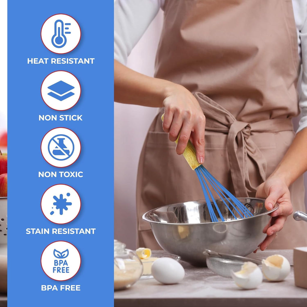 Kitchen Utensils Set, 50 Piece Silicone And Stainless Steel Cooking Utensils, Dishwasher Safe and Heat Resistant Kitc... - Image 5