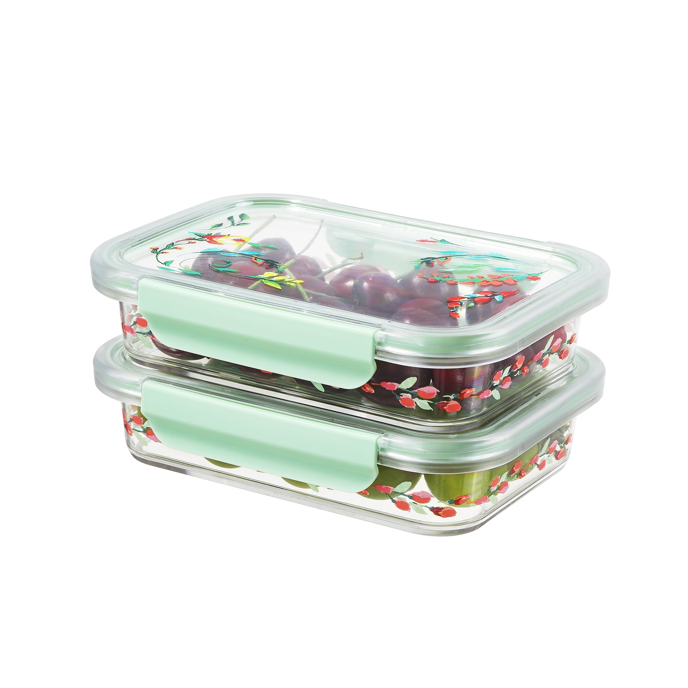 Painted Meadow 2.3-Cup Rectangle Tritan Food Storage Containers with Tritan Lid, Set of 2 - Image 2