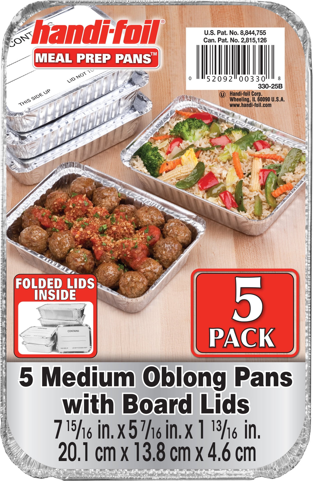 Prep Pan with Lids, 5 Count - Image 3