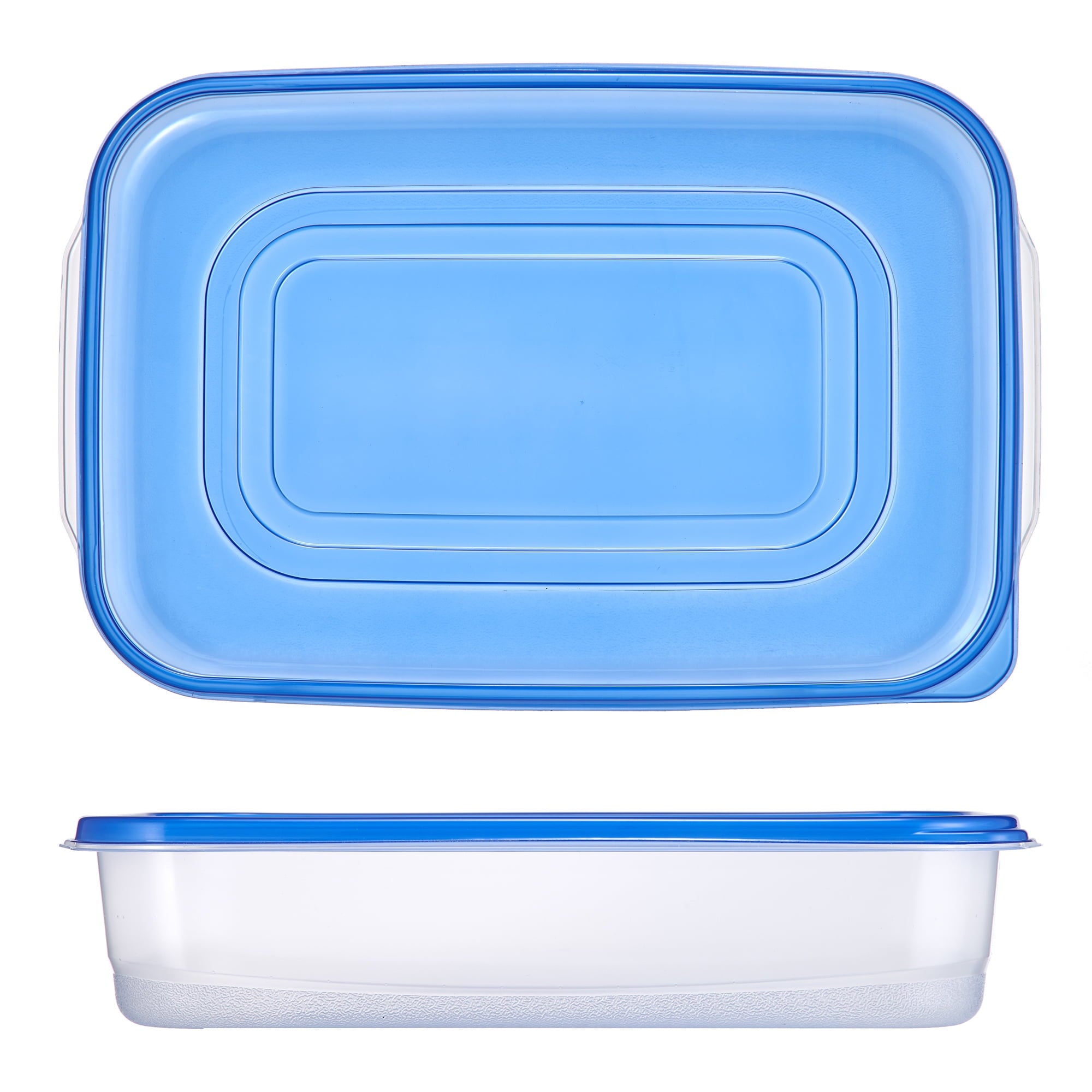 (2 pack) Semi Durable Rectanglar 1 Gallon Plastic Food Storage Container, Designed to Help with Pantry Storage, Every... - Image 3