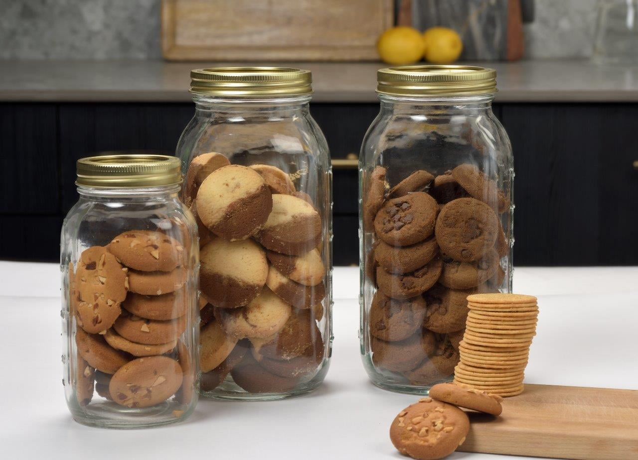 64 oz Mason Jars, Wide Mouth Half Gallon Canning Jars with Lids and Rings, 6-Pack Extra Large Glass Jars for Home Can... - Image 6