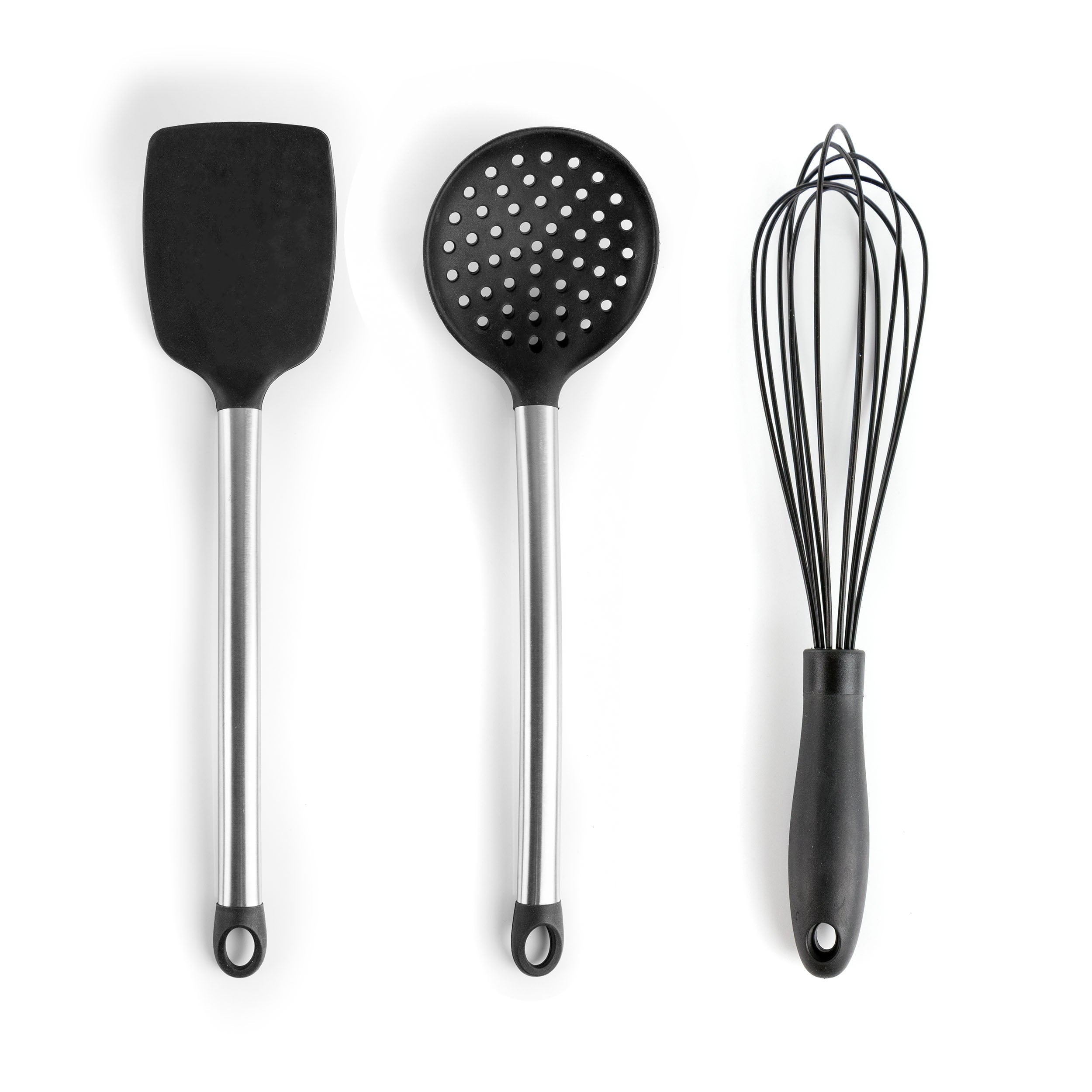 MegaChef Gray 14 Piece Silicone and Stainless Steel Cooking Utensils - Image 4