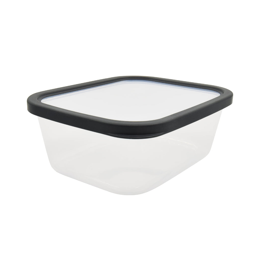 (2 pack) Plastic Durable Food Storage Container , 11.9 Cup, Gray, 2 Pieces - Image 2