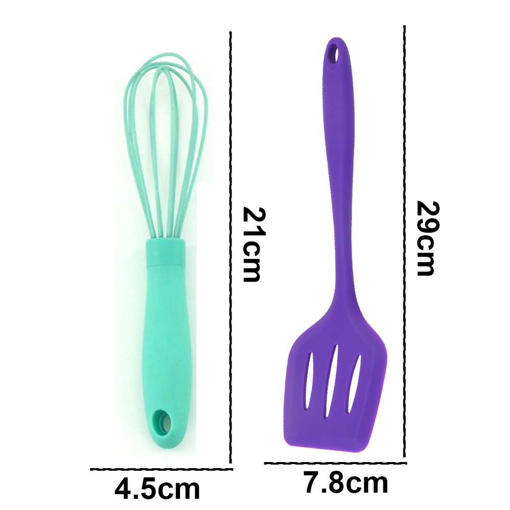 2 Silicone Cooking Utensils, Non-Stick and Heat Resistant Kitchen Tools, Useful Cooking Gadgets - Image 2