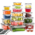 Containers with Airtight Lids: 44 PCS Large Kitchen Containers for Pantry Organizers and , BPA-Free Meal Prep Contain...