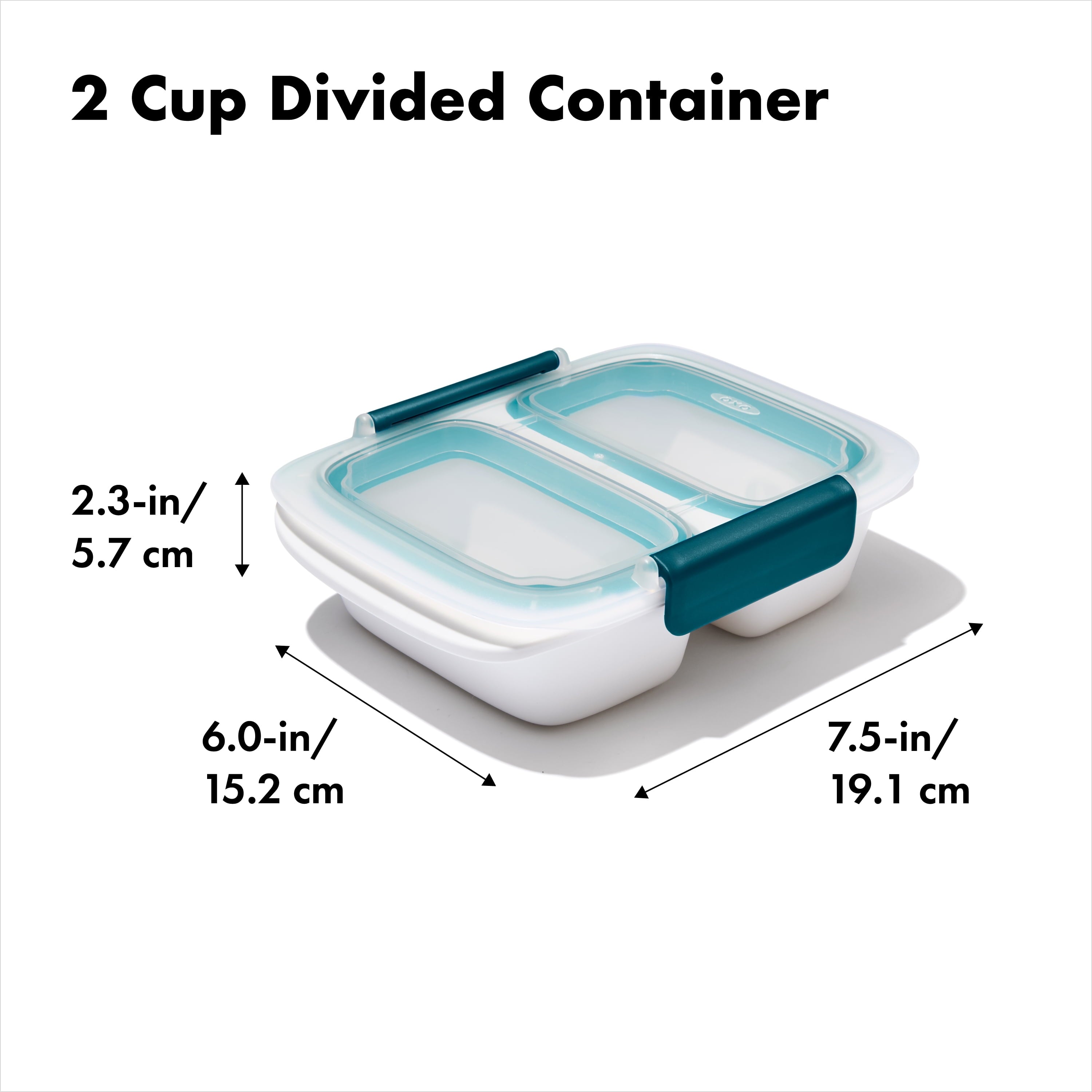 and Go 2 Cup Divided Food Storage Container - Image 6