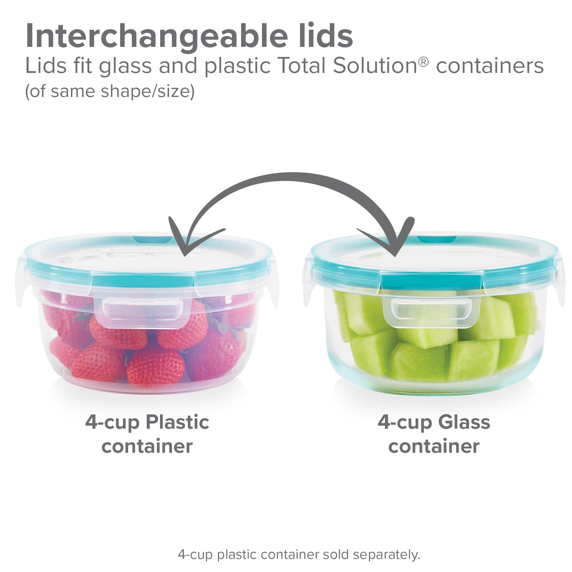 Glass Food Storage with Lid, 4 Cups, A Practical Choice for Dry Goods and Bulk Ingredients - Image 6