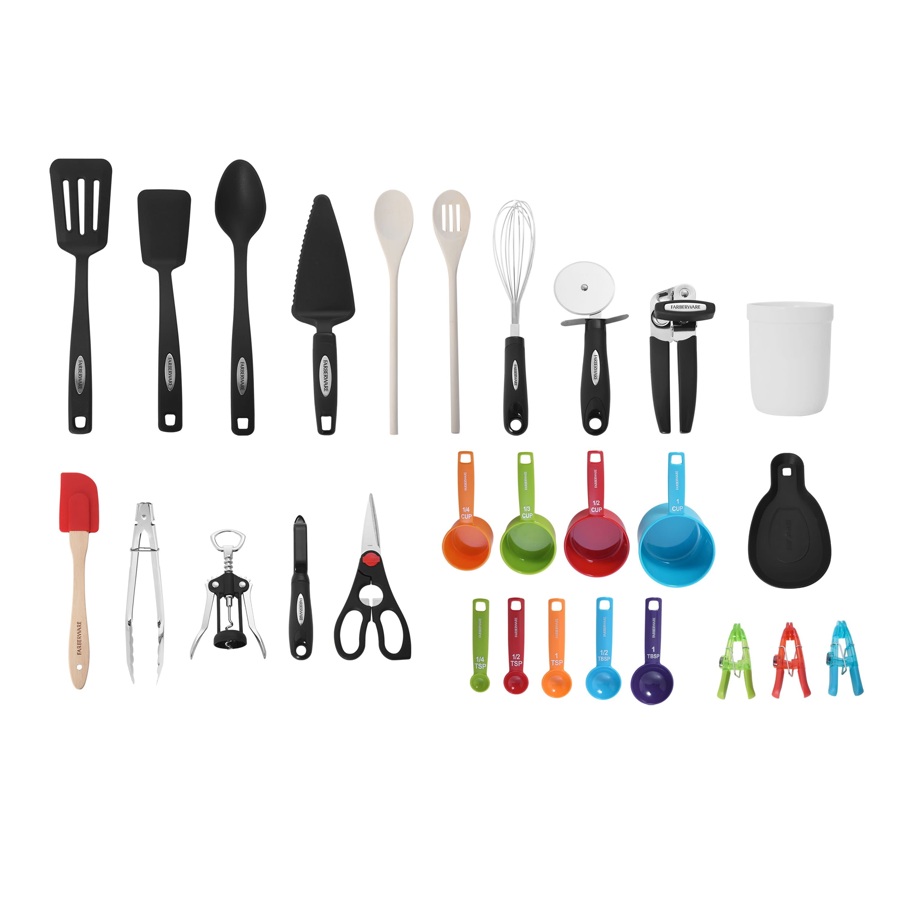 Farberware 28-Piece Kitchen Utensil & Gadget Set, Multicolor - Image 5