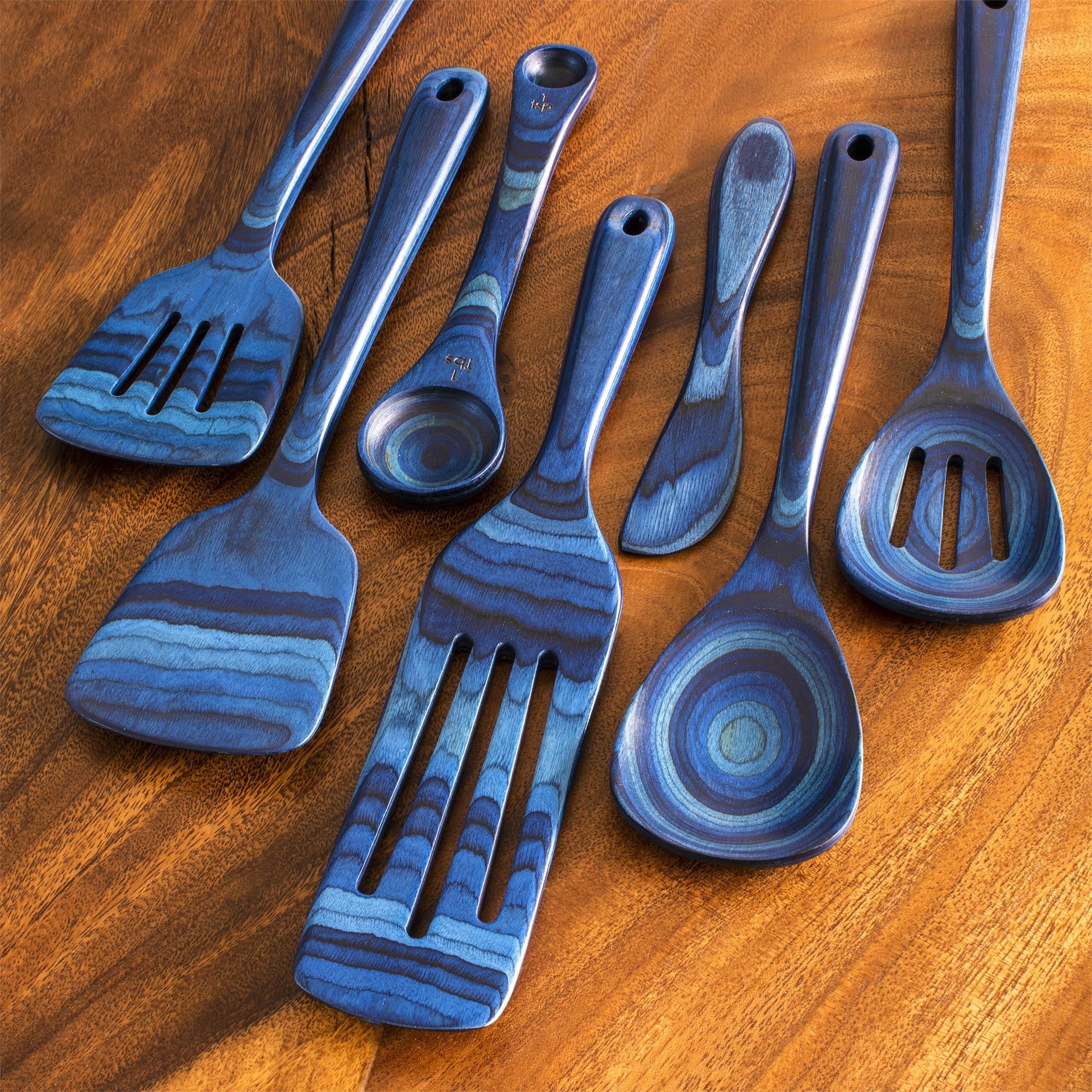 Baltique Malta Collection 7 Piece Cooking Utensil Set, Safe for Nonstick - Image 2