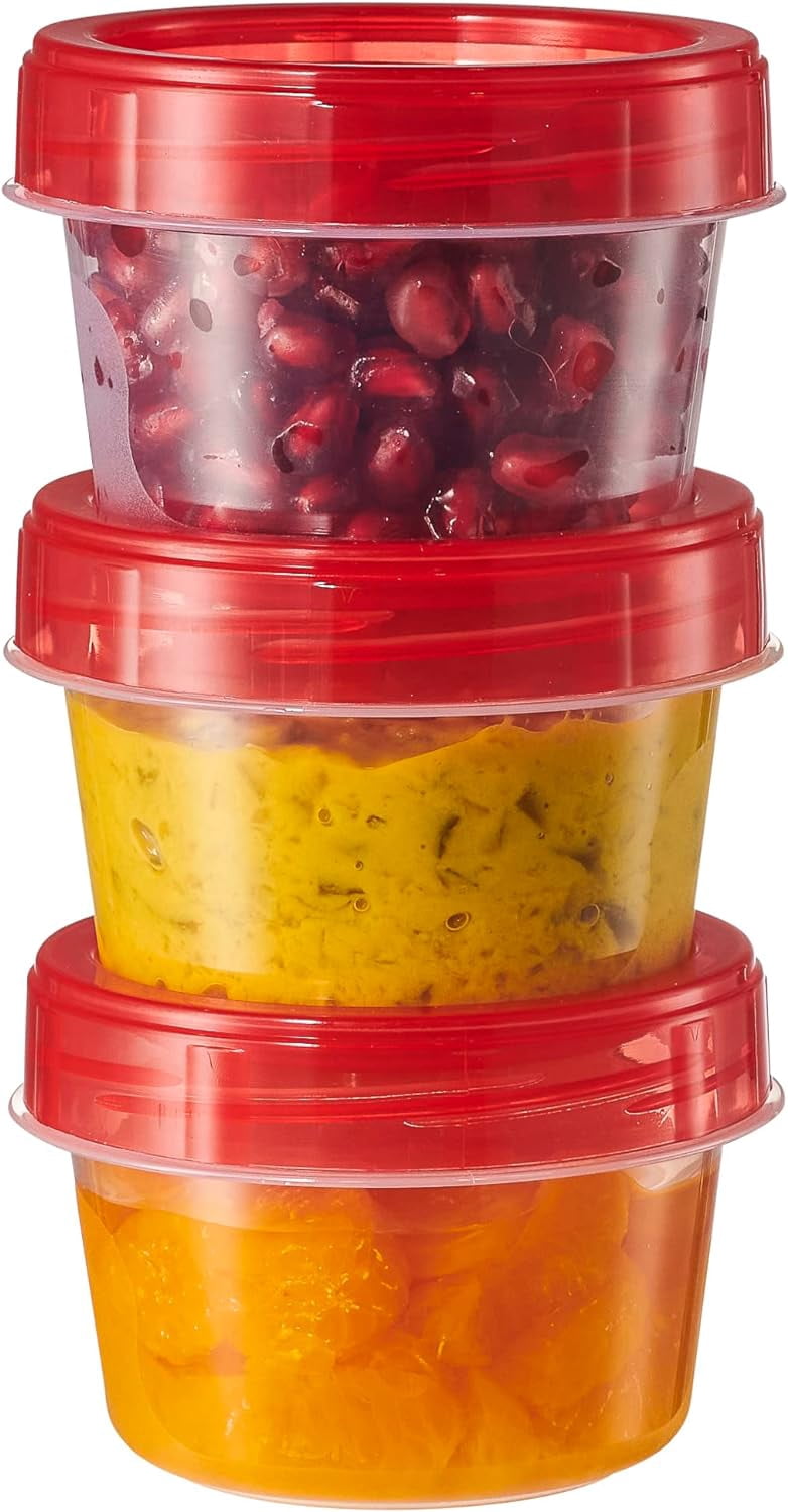 4 Oz Twist Cap Meal Prep Containers Reusable Food Storage Containers with Lids, 6-Pack - Image 6