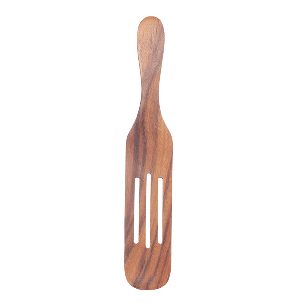 1 Pack Wooden Spurtle Spatula for Sourdough Starter Mixing, Long Handle Jar Scraper for Reaching Bottom, Dough Whisk ... - Image 6