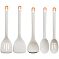 5 Pcs Silicone Cooking Utensils Set,High Heat Resistant Kitchen Utensil Set,Non-Stick Cookware Safe,BPA-Free,Ergonomic Grip Design for Every