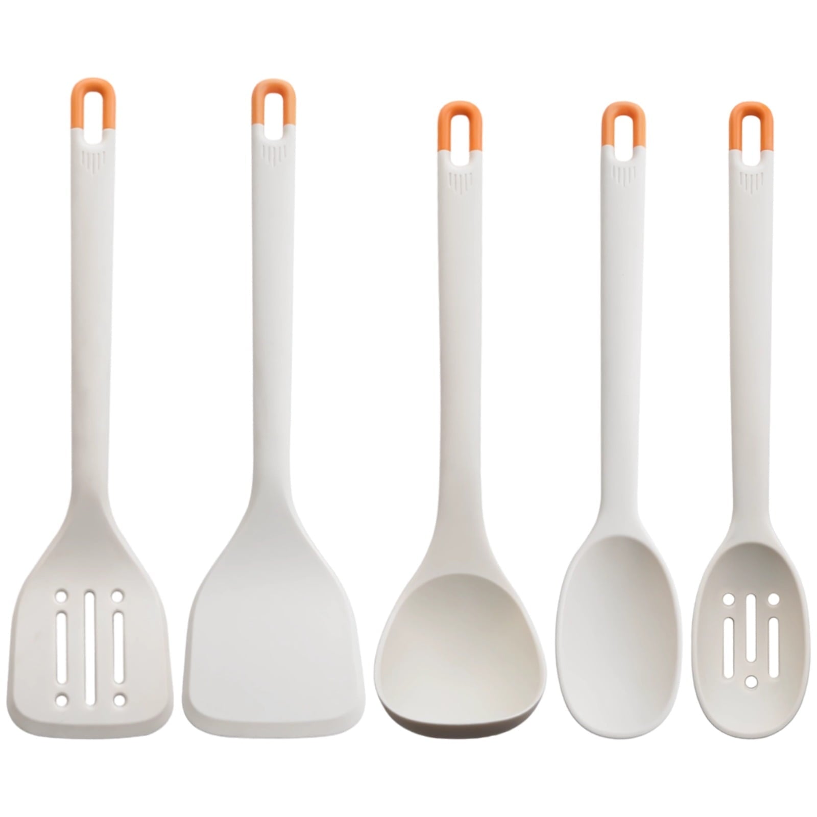 5 Pcs Silicone Cooking Utensils Set,High Heat Resistant Kitchen Utensil Set,Non-Stick Cookware Safe,BPA-Free,Ergonomic Grip Design for Every