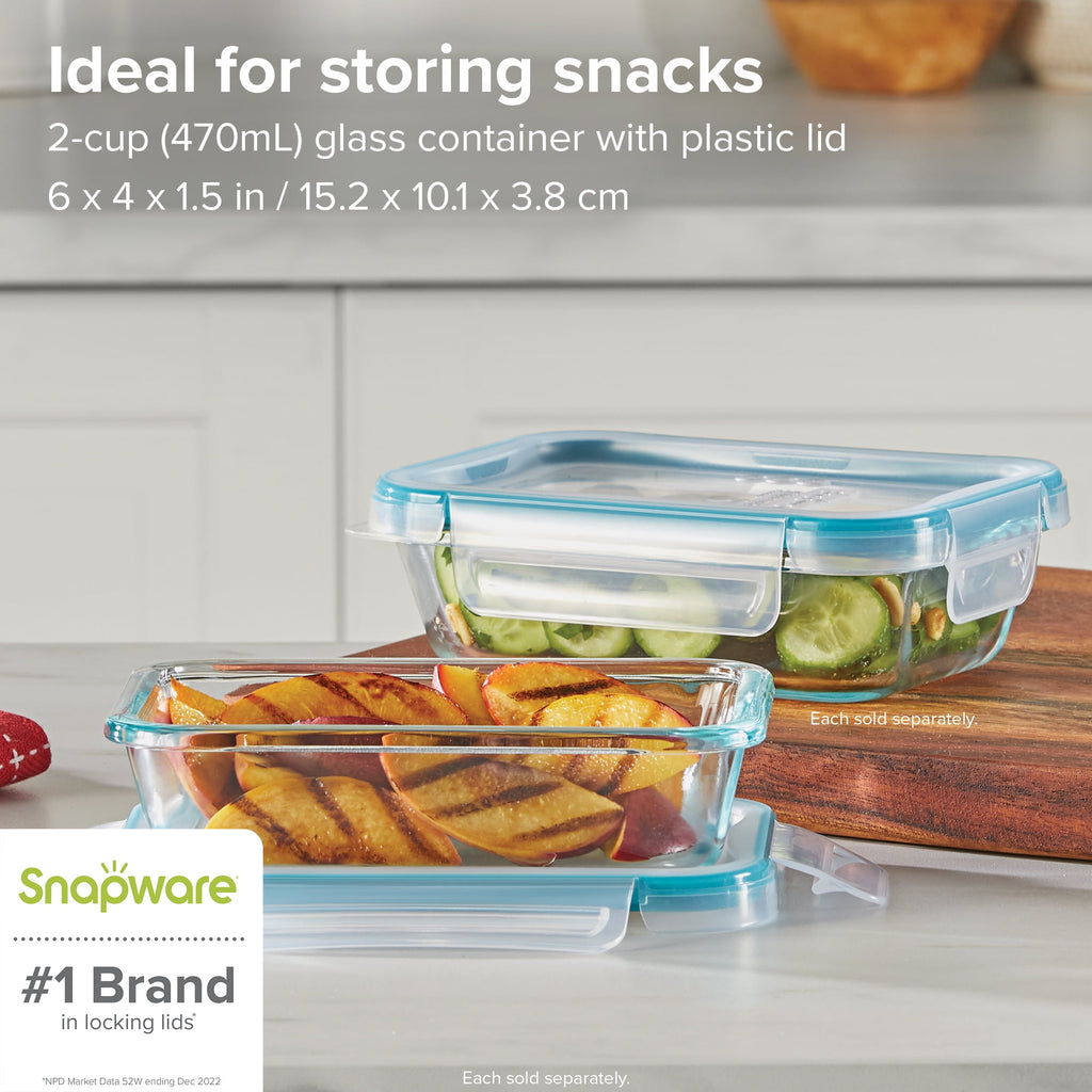 Snapware 2-cup Food Storage Container made with Pyrex Glass, Designed to Help with Pantry Storage and Everyday Organization - Image 3