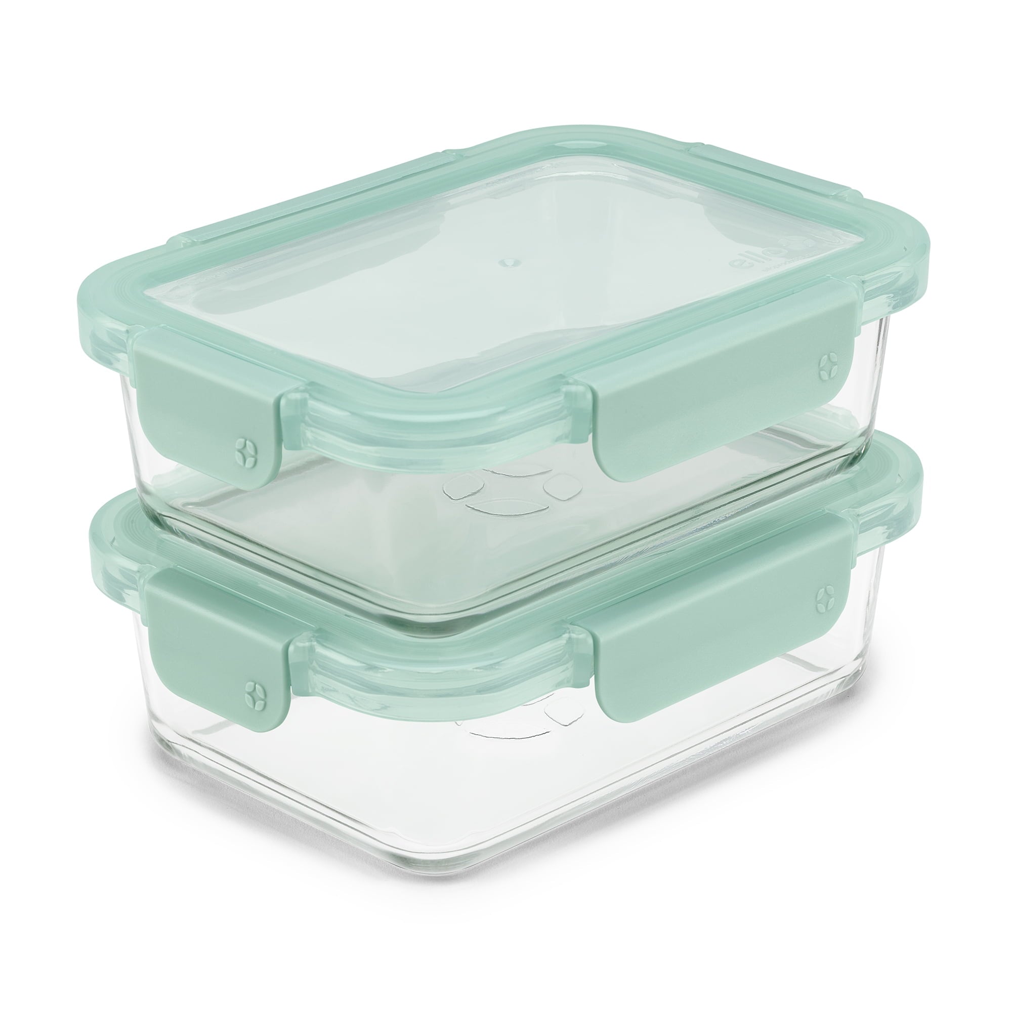 Color Lock 3.4 Cup 2 Pack Glass Meal Prep Containers with Locking Lids - Image 6