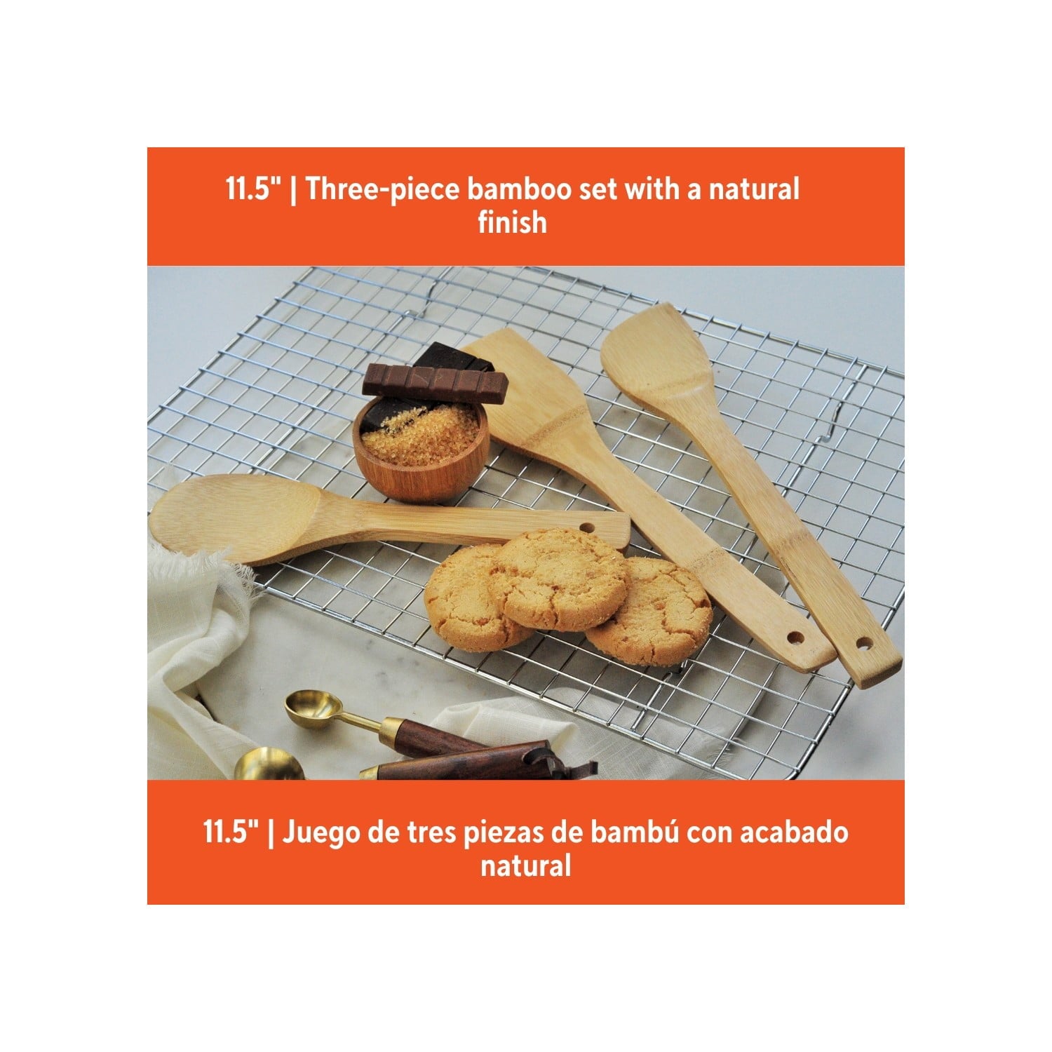3pc Bamboo Tool Set - Image 3