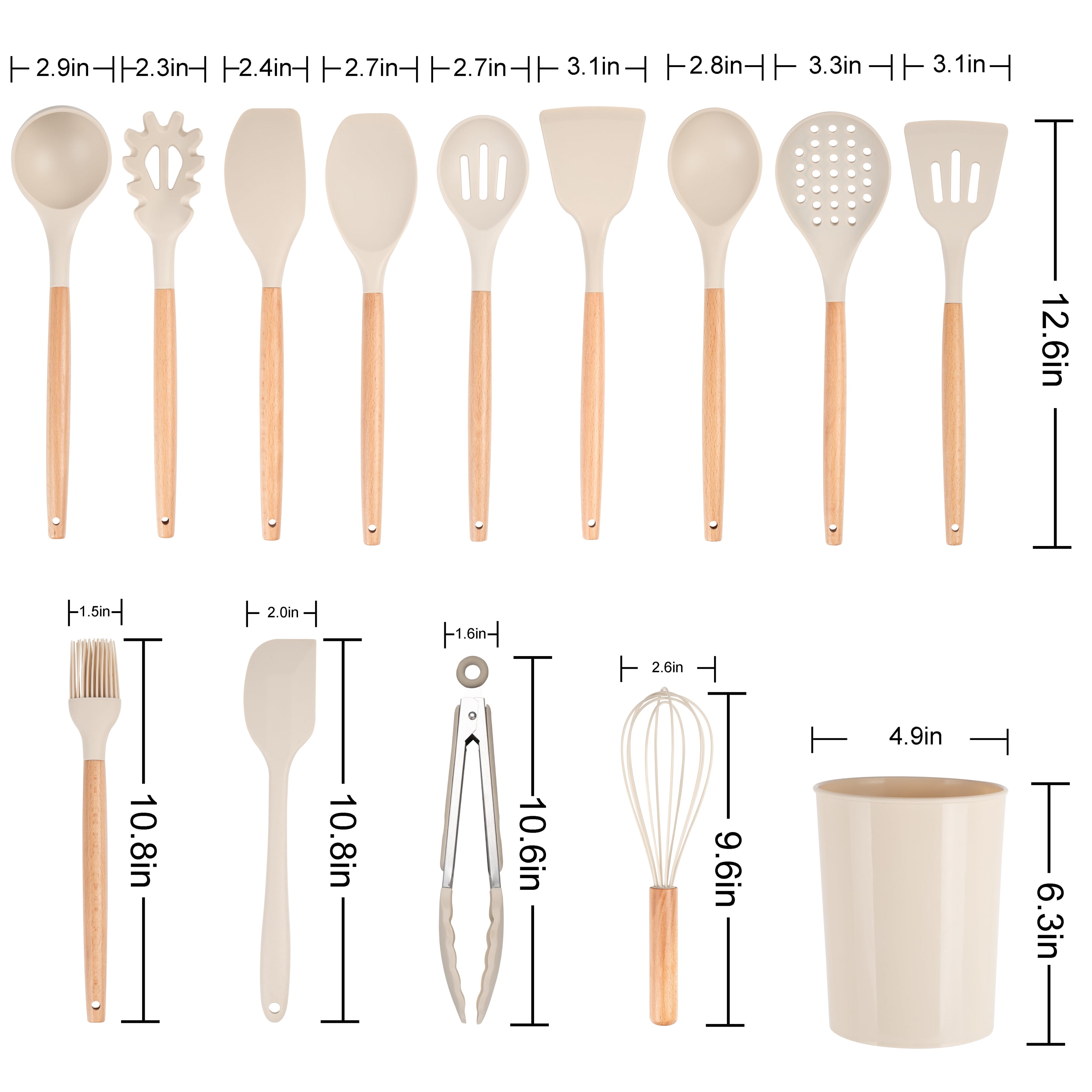 14pcs Utensil Set with Caddy - Image 2