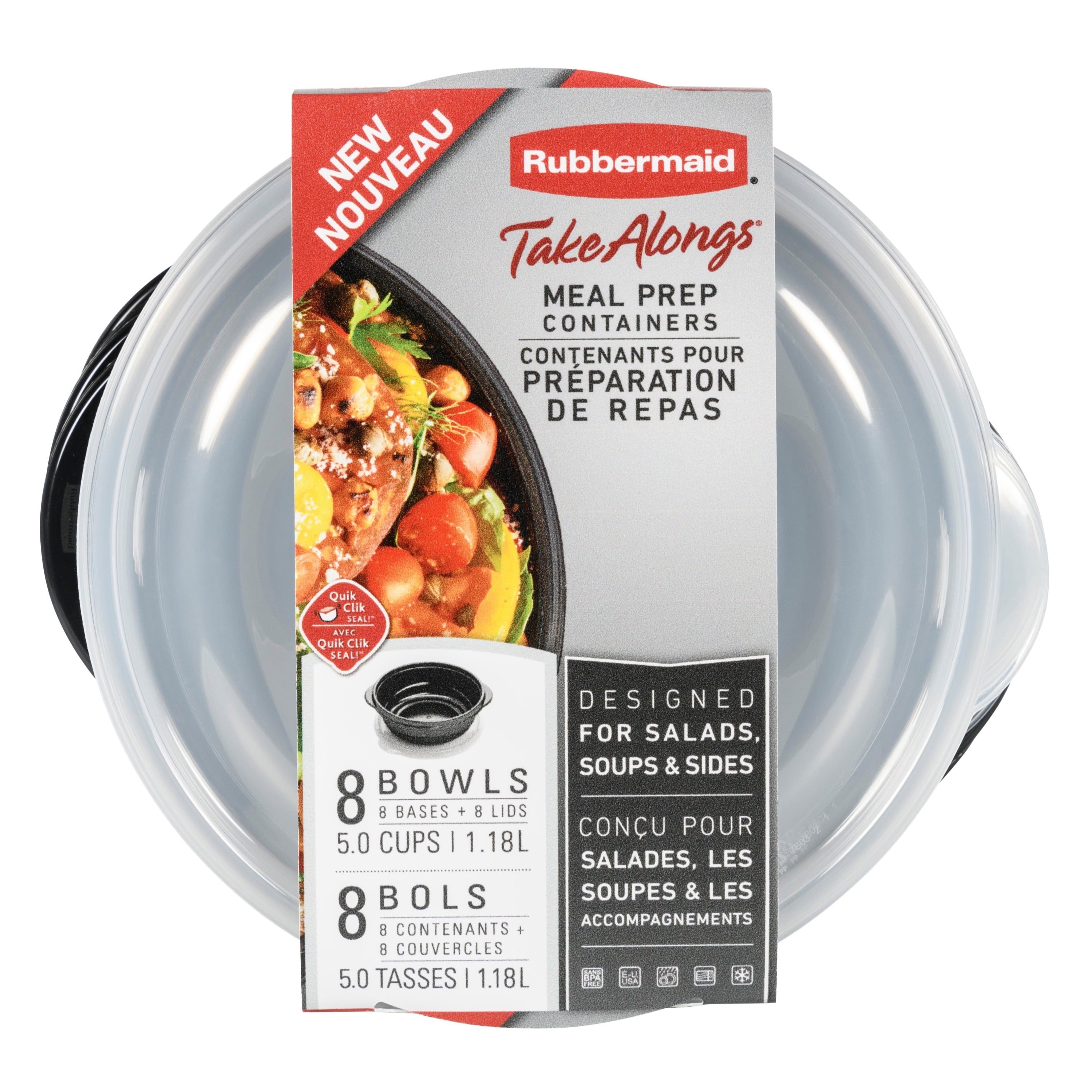 Storage Containers, 5 Cup, 8 Pack - Image 2